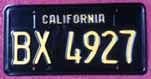 1963 California Trailer License Plate
