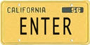 buy vintage California license plates