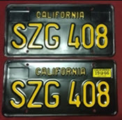 1966 Plates